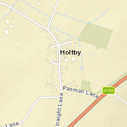 Holtby Street Map