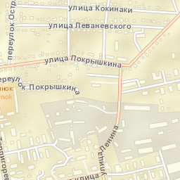 Donskoy Street Map
