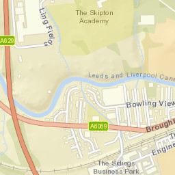 40 Jubilee Close, Skipton, North Yorkshire Street Map