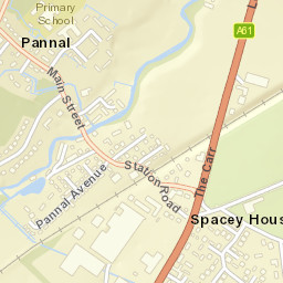Pannal Street Map
