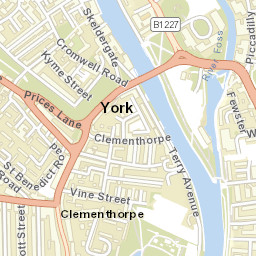 14 Tower Street, York YO1, UK Street Map