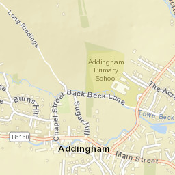 Addingham Street Map