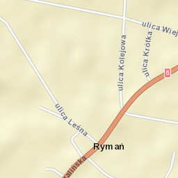 Rymań Street Map