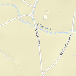 Walker's Lane, Silsden, Keighley, West Yorkshire Street Map