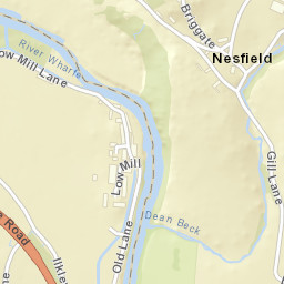 Smithy Greaves, Addingham, West Yorkshire Street Map