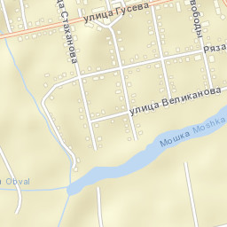 Sapozhok Street Map