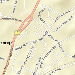 Międzyzdroje Street Map
