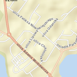 Sztum Street Map