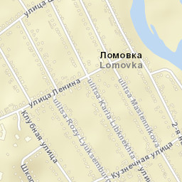 Lomovka Street Map