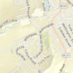 Barnoldswick Street Map
