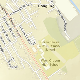 52 Park Road, Barnoldswick, Lancashire BB18 Street Map