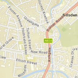 Silsden Street Map