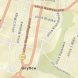 Gryfice Street Map