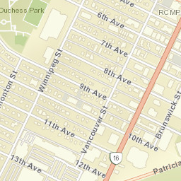 Prince George Street Map