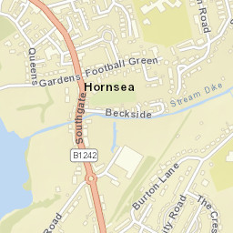 Hornsea Street Map