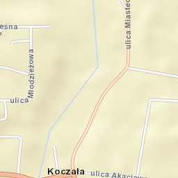 Koczała Street Map