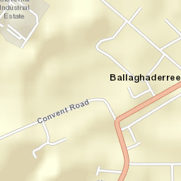 Ballaghaderreen Street Map