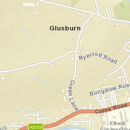 Glusburn Street Map