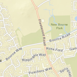 1 Borage Close, Thornton-Cleveleys, Lancashire Street Map