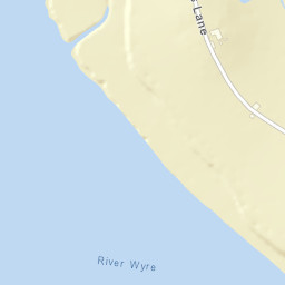 Burrow's Lane, Poulton-le-Fylde, Lancashire Street Map