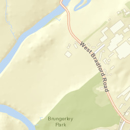 West Bradford Road, Clitheroe, Lancashire Street Map