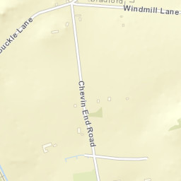 Chevin End Road, Guiseley, West Yorkshire Street Map