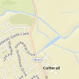 Catterall Street Map