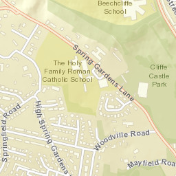 Spring Gardens Lane, Keighley, West Yorkshire BD20, UK Street Map