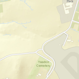 Cemetery Road, Yeadon, Leeds, West Yorkshire Street Map