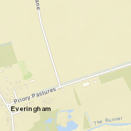 Thorpe Le Street, York, East Riding of Yorkshire Street Map