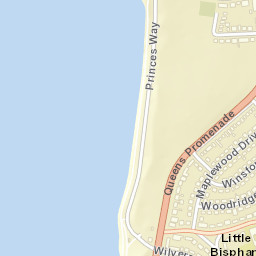 Princes Way, Blackpool FY5, UK Street Map