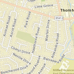 4 Pinewood Avenue, Thornton-Cleveleys Street Map