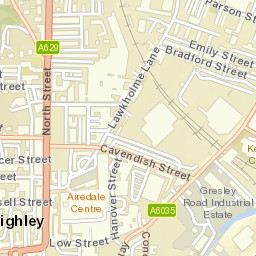 Keighley Street Map