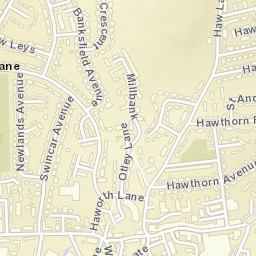 3 Ivegate, Yeadon, Leeds, West Yorkshire Street Map