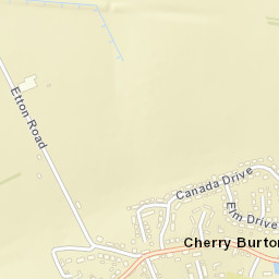 Cherry Burton Street Map