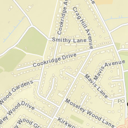 26-29 Moseley Wood Green, Leeds, West Yorkshire Street Map