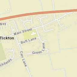 Tickton Street Map