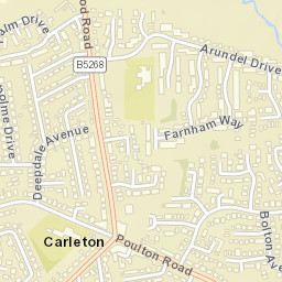 12 Moorfield Avenue, Fleetwood, Lancashire Street Map