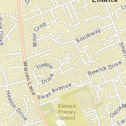 Bewick Drive, Bingley, West Yorkshire BD16 Street Map