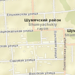 Shumyachi Street Map