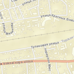 Inza Street Map