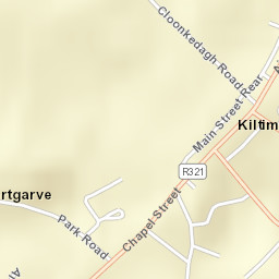Kiltamagh Street Map