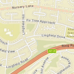 91 Lingfield Drive, Leeds, West Yorkshire LS17 Street Map