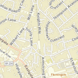 Beverley Street Map