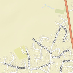 Riccall Street Map