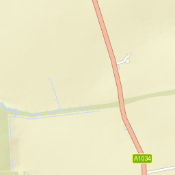 A1034, York, East Riding of Yorkshire YO43, UK Street Map