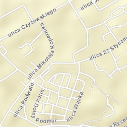 Gniew Street Map