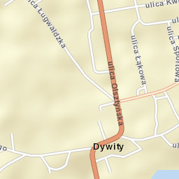 Dywity Street Map