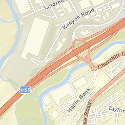 M65, Brierfield, Lancashire BB9, UK Street Map