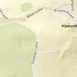 26 West Lane, Haworth, West Yorkshire Street Map